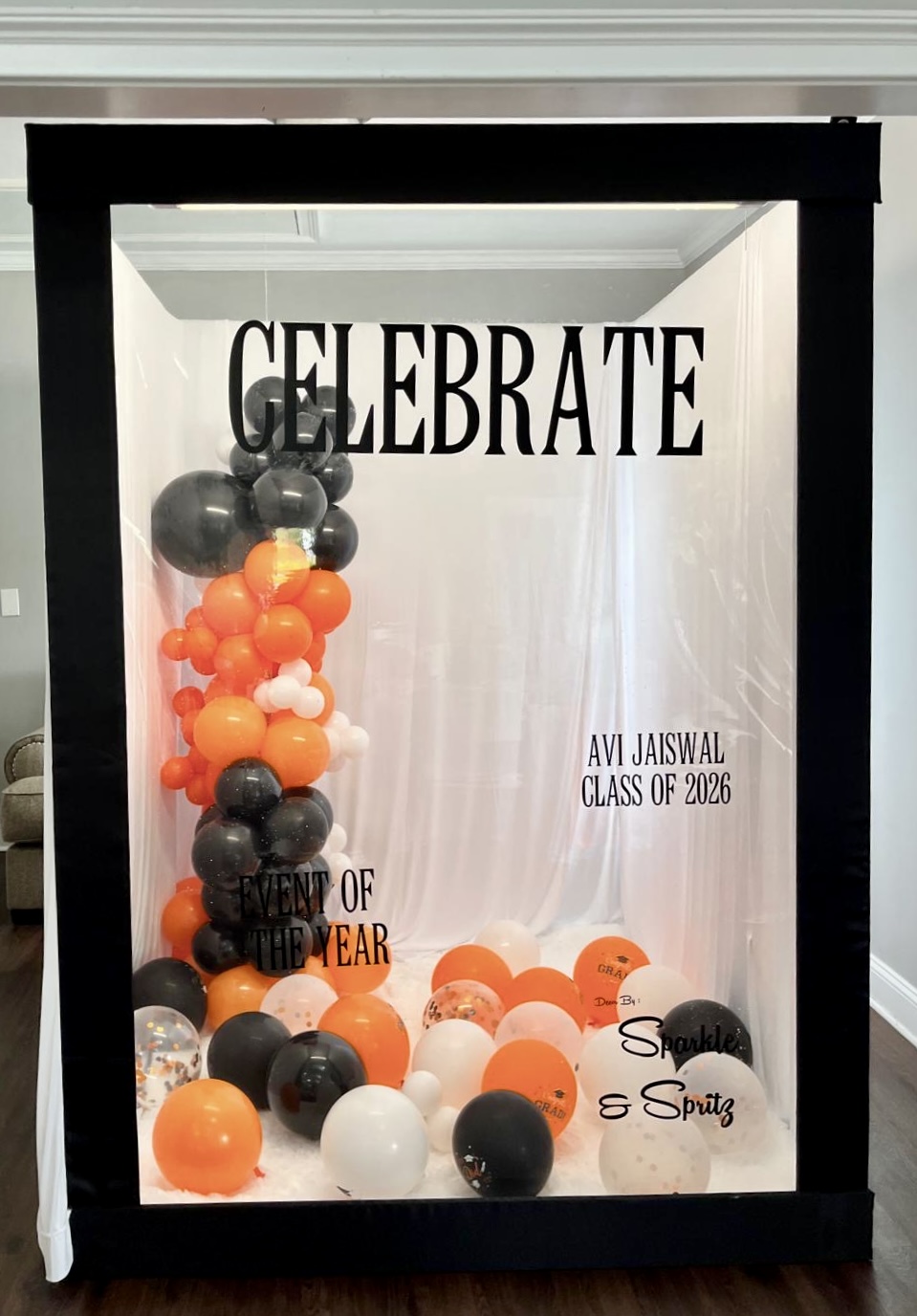 Sparkle and Spritz Event Setup